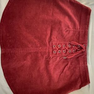 Forever 21 red skirt